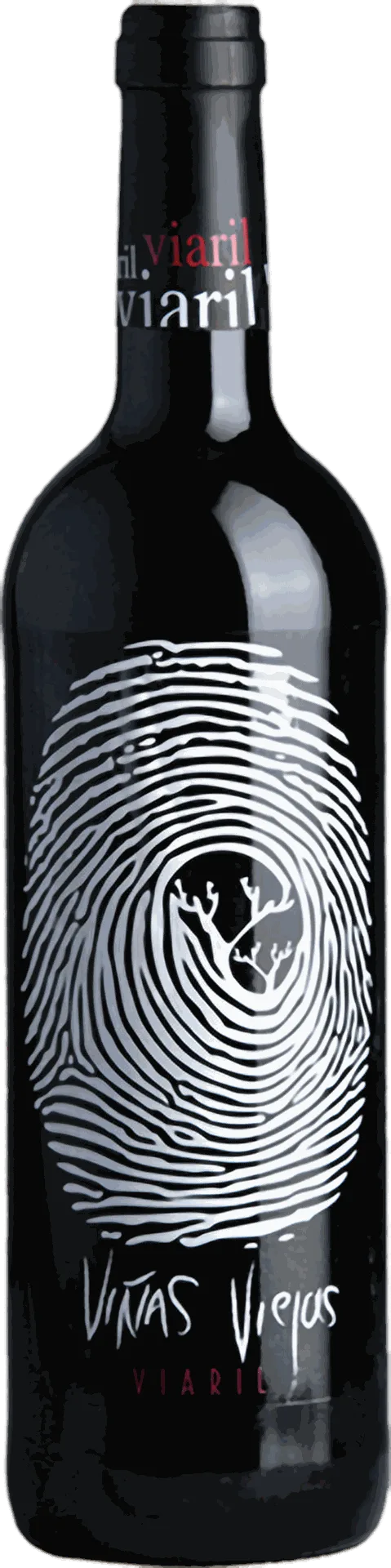 Botella de vino tinto de la Cooperativa Nuestra Señora de la Cabeza en Casas Ibáñez. Vino Viaril viñas viejas.
